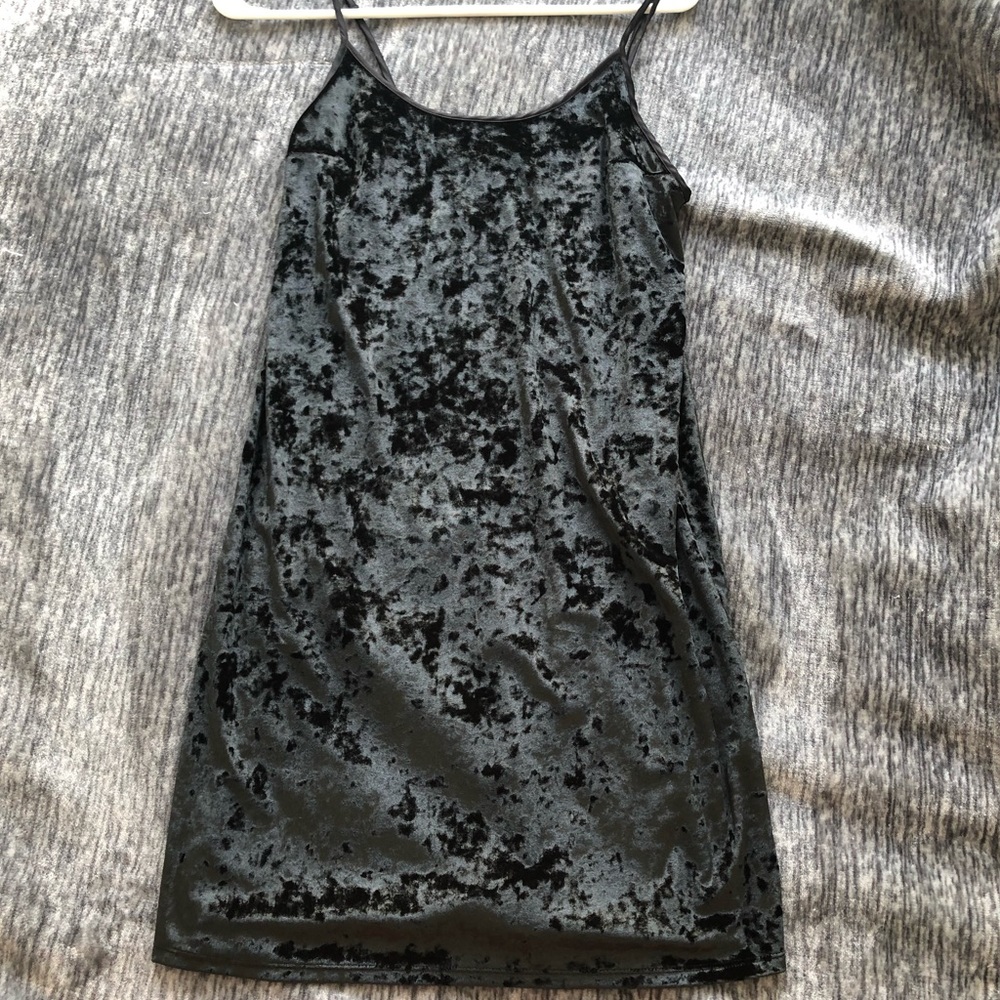 Black Velvet Victoria’s Secret Slip Dress
